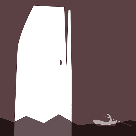 Illustrazione artistica dal titolo 'MOBY DICK' ispirata al celebre romanzo di Herman Melville, raffigurante la grande balena bianca o elementi della caccia epica, realizzata con stile che evoca l'atmosfera marinaresca e l'avventura oceanica del capolavoro letterario